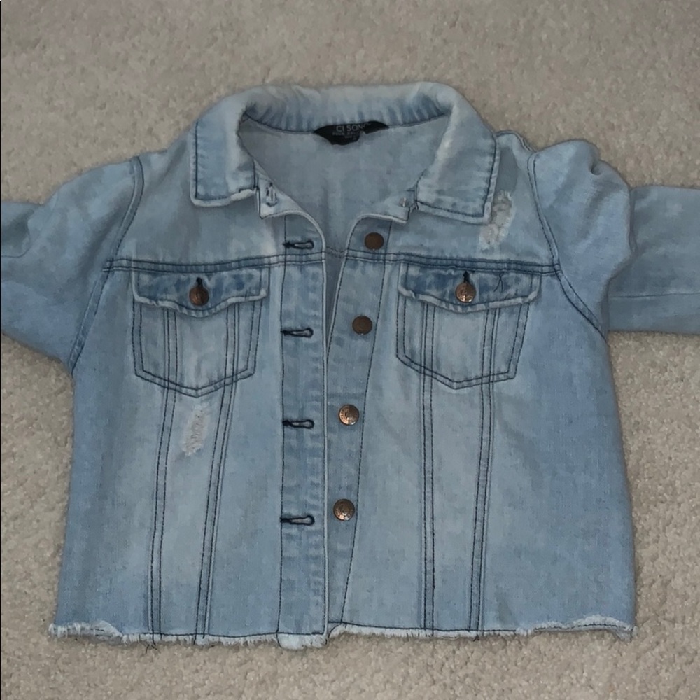 Distressed Denim Jacket